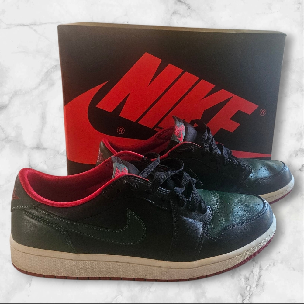 Womens Air Jordan 1 Retro Low OG Gorge Green Varsity CZ0775-036 Sz 12 Men 10.5